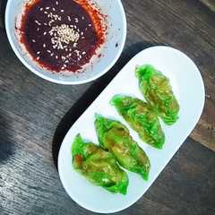 รูปของ 286. Kimchi tofu gyoza