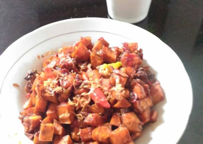 Resep Sambel goreng ubi jalar yang Sempurna