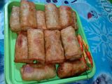 Lumpia isi sayuran (kulit lumpia homade)