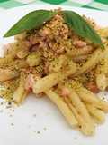 Casarecce con salmone e pistacchio