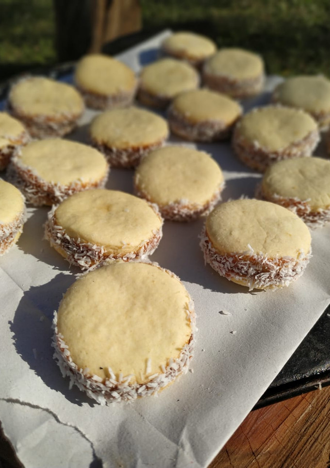 Una foto de Alfajores de maizena