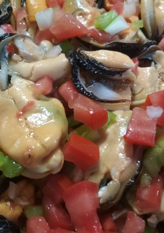 Una foto de Ensalada de mejillones