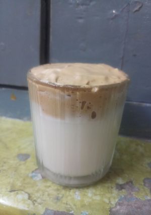 A picture of Dalgona Coffee.