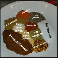 A picture of DIY Taco Seasoning.