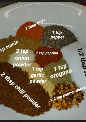 A picture of DIY Taco Seasoning.