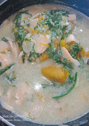 Foto resep Santan rebung labu bajei simple