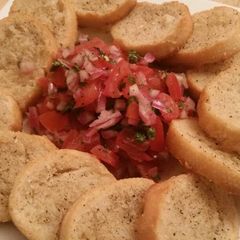 A picture of Bruschetta.