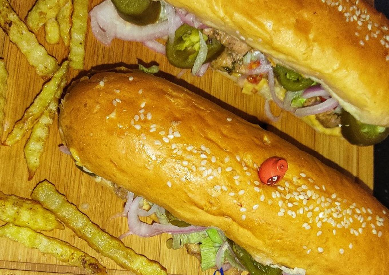 Chicken Fajita Burger 🍔