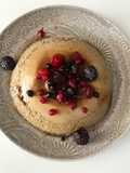 Flan de café descafeinado