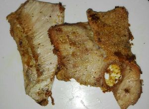 Una foto de Panza de res frita (mondongo)