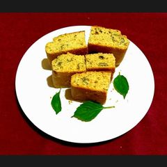 Cornbread or corn cake A picture of Cornbread or corn cake.