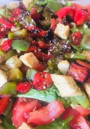 Une photo de Salade de poivrons
