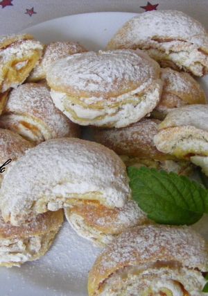 Diós habos  omlós kiflik recept fotója