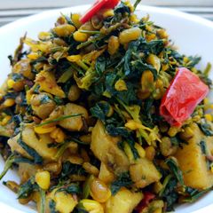 A picture of Moong Dal Methi Sabji.