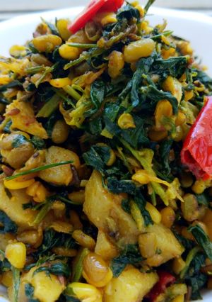A picture of Moong Dal Methi Sabji.
