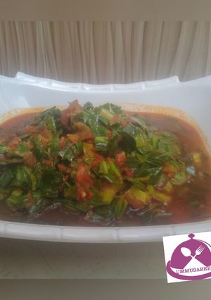 A picture of Green cabbage soup.