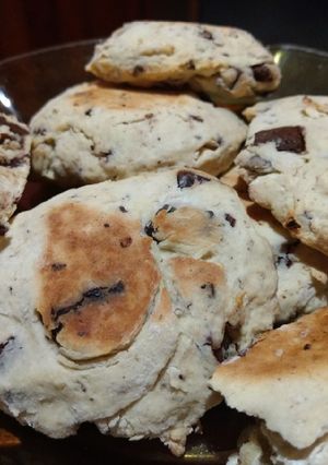 Una foto de Galletas con chips en 15 minutos (10 unidades)