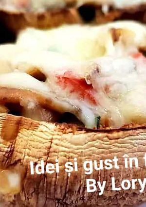O poză a rețetei Ciuperci umplute.