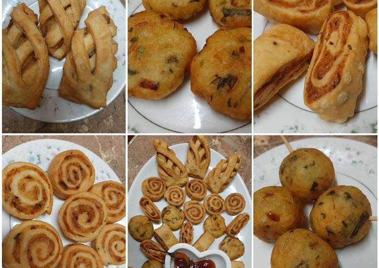 Recipe of 5 potato snacks with one recipe in 14 Minutes for Mom