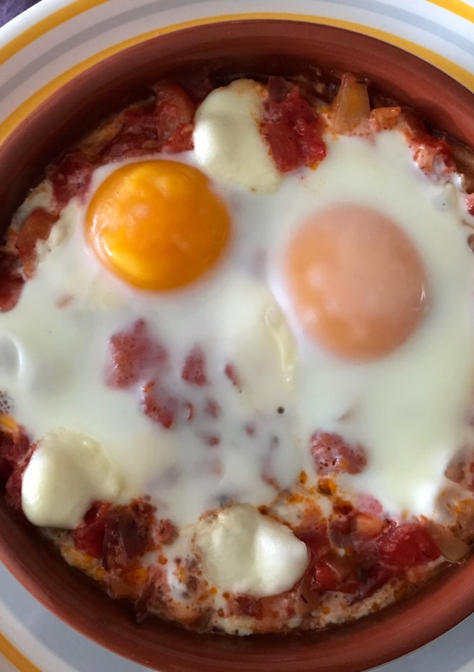 Una foto de Huevos al horno