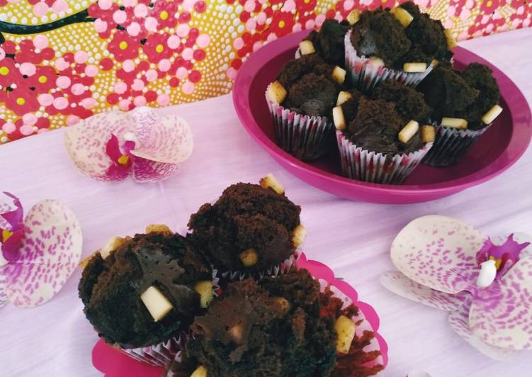 Bagaimana Membuat Muffin Coklat Keju, Lezat Sekali