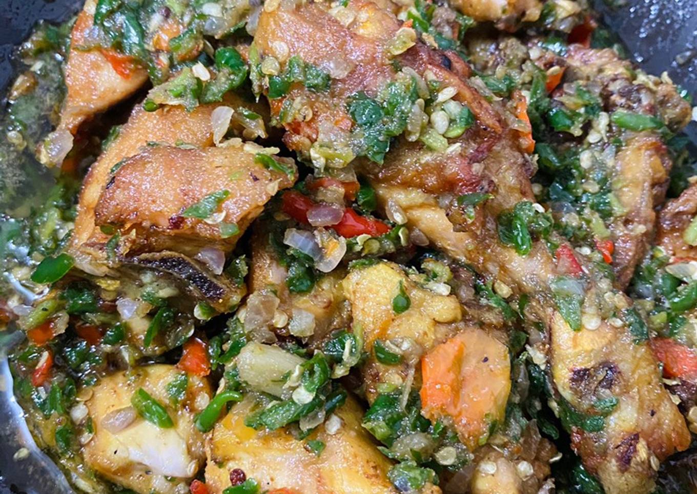 Ayam Goreng Cabe Ijo