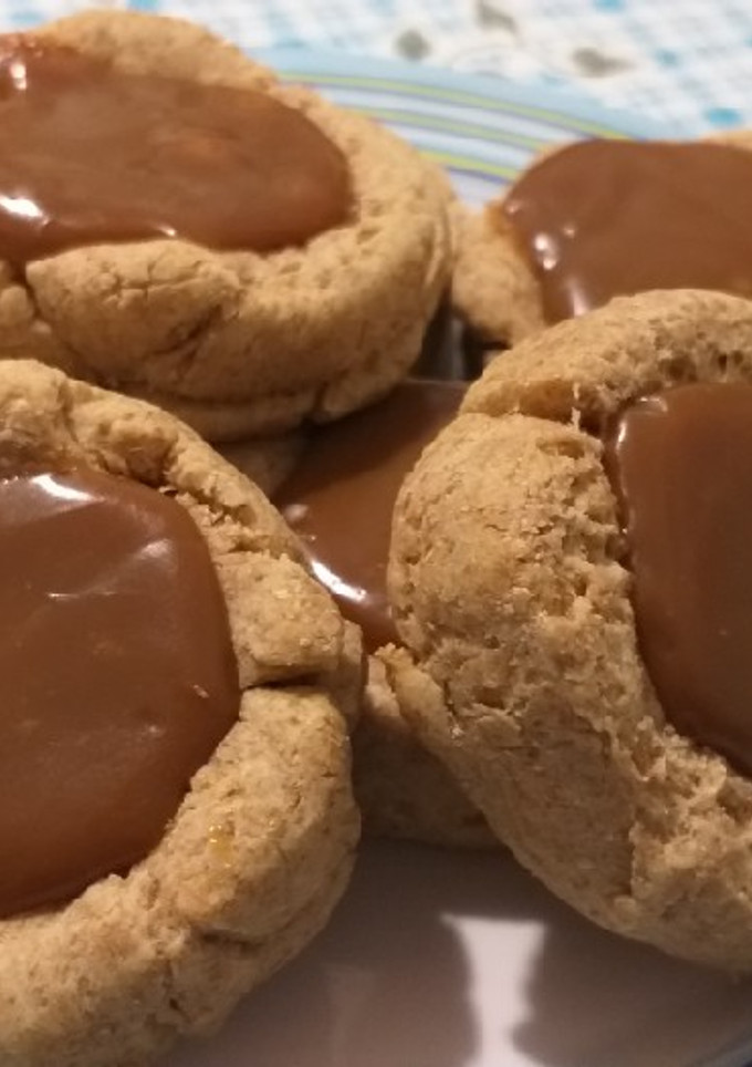 Una foto de Pepas integrales de dulce de leche (ricas y saludables)