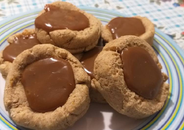 Pepas integrales de dulce de leche (ricas y saludables)