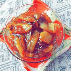 A picture of Aam/Kheri ki Meethi Chutney (Moraba).