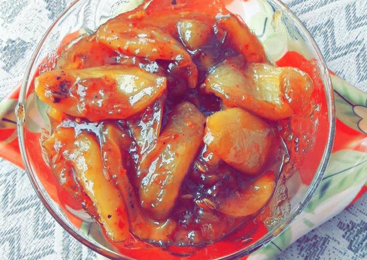 Simple Way to Prepare Ultimate Kachey Aam(Kheri) ki Meethi Chutney/ Moraba