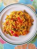 Paella de vegetales