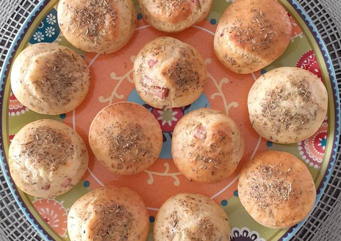 Muffins au Jambon et Fromage de Chèvre / Healthy