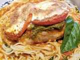 mozzarella basil pasta