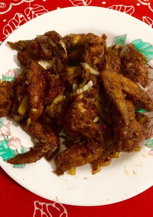 Foto resep Honey butter chicken wings / sayap ayam madu mentega