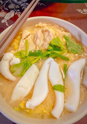 รูปของ สุกี้น้ำหมูนุ่มปลาหมึกเด้ง