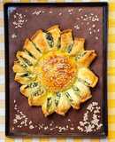 Pascualina con forma de girasol 🌻 Tarta de acelga y ricota 🌻