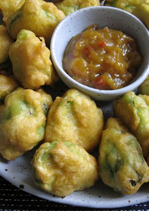 A picture of Curry Flavoured Brussels Sprouts Tempura.