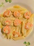 เพนเน่ครีมซอสกุ้ง