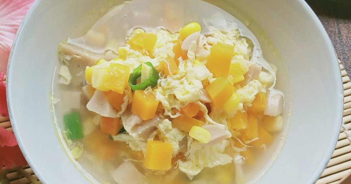 Resep Sup Wortel Jagung Telur oleh Arni Munawati - Cookpad