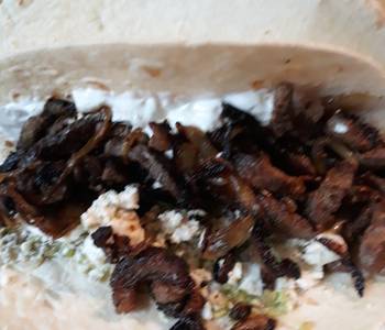 Easy Fast Cooking Onions Beef and Tortillas Very Delicious
