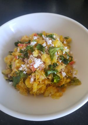 A picture of Dadpe pohe.