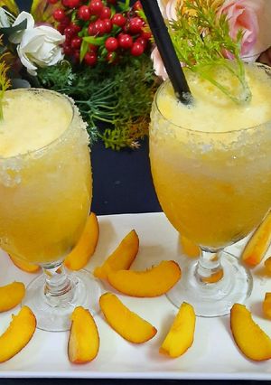 A picture of Peaches juice.