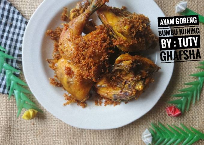 Resep Ayam goreng bumbu kuning #BandungRecook2_CiaFebri, Lezat Sekali