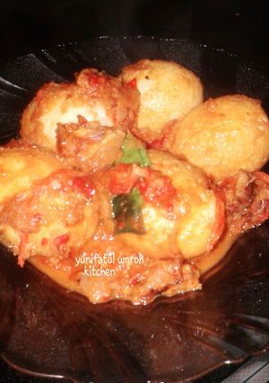 Foto resep Sambel goreng telur pada suka