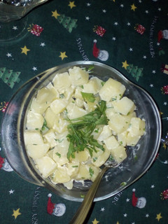 Una foto de Ensalada de Papas con aderezo superfácil
