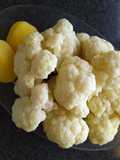 Coliflor cocida con mahonesa