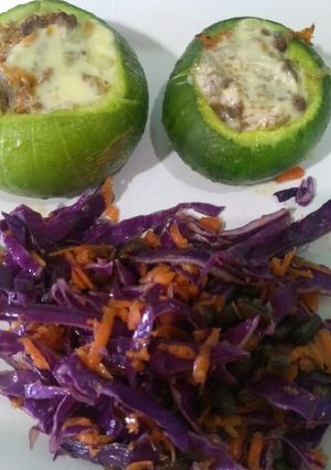 Una foto de Zapallitos rellenos
