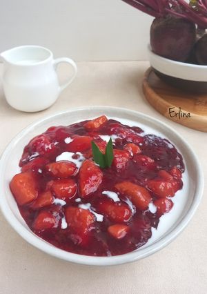 Foto resep Bubur Ubi dan Bit
