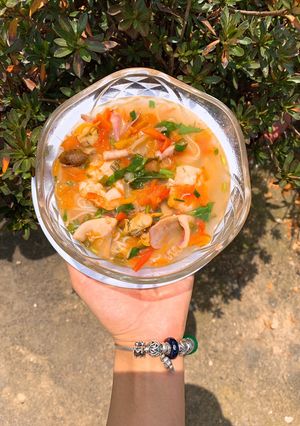 Hình của món Ăn dặm - Bún Hải Sản 🦀🦞🦑.