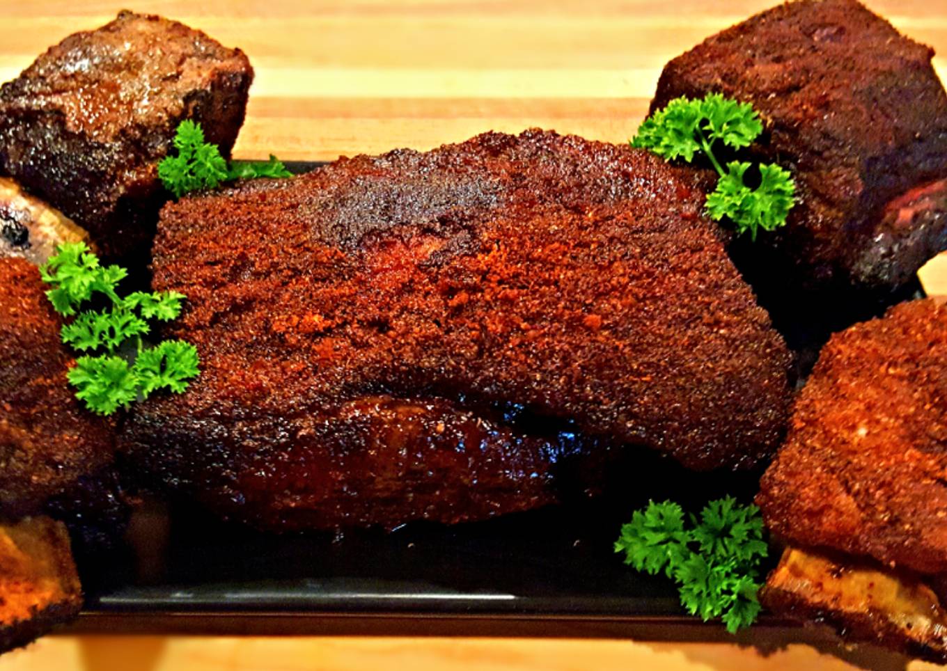 Mike's BBQ Flat Smoked Brisket & Choice Short Ribs